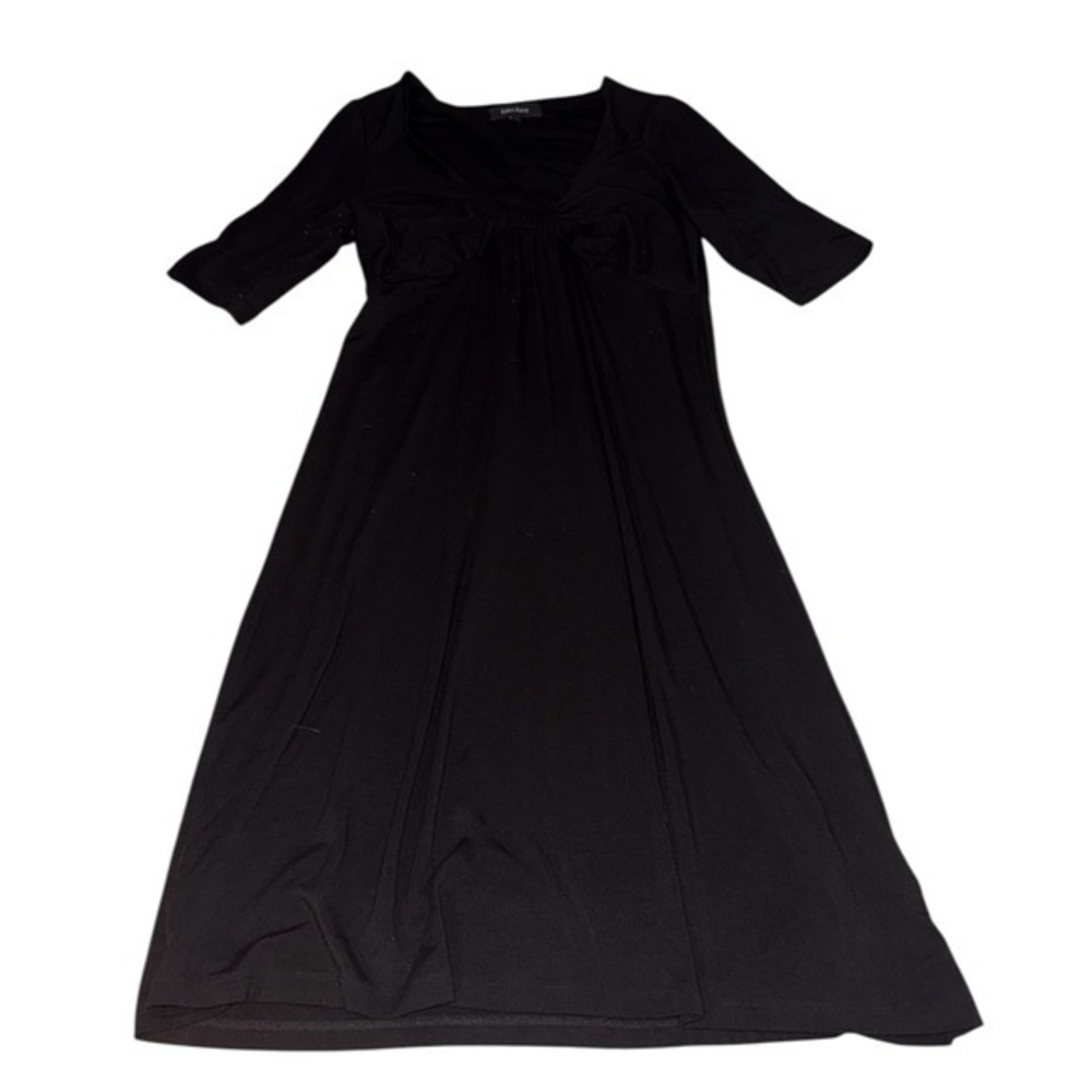 Karen Kane Black Jersey Knit Midi Dress – Size Medium – Made in USA